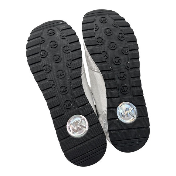 MICHAEL KORS Maddy Two-Tone Logo Trainer Sneakers Size 9.5 M - Picture 9 of 11